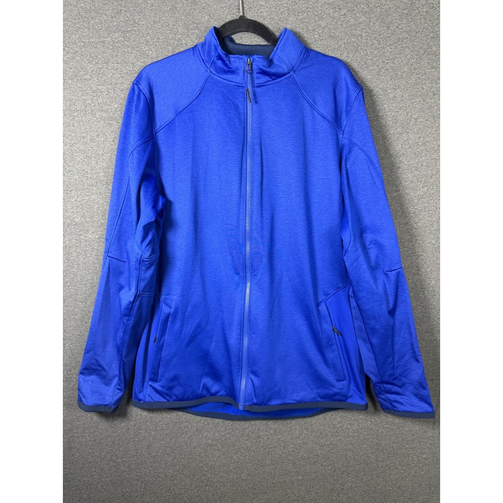 Under Armour ColdGear Reactor Mens Blue Full Zip Fitted Training Jacket Large